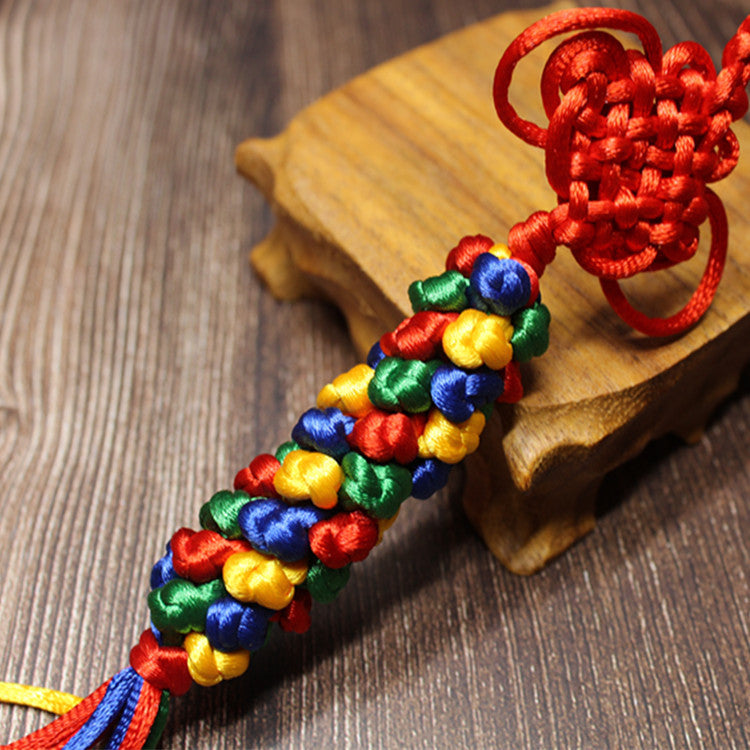 Diamond Knot Car Hanging Handmade Tibetan Pineapple Home Decor Wall Decor Hangings Trailer