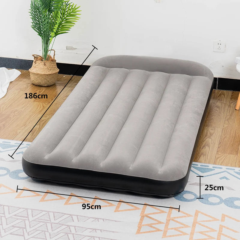 Air Mattress Inflatable Camping Air Bed with Build-in Pillow for Family, Camping and Travel, Waterproof and Comfortable
