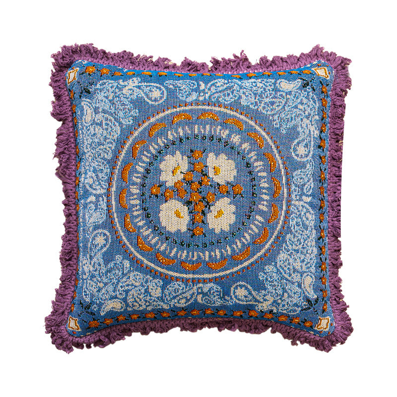 Pillow Cover Ethnic Style Cushion Sofa Pillow Jacquard Pillow Bohemian Decorative Pillow Case