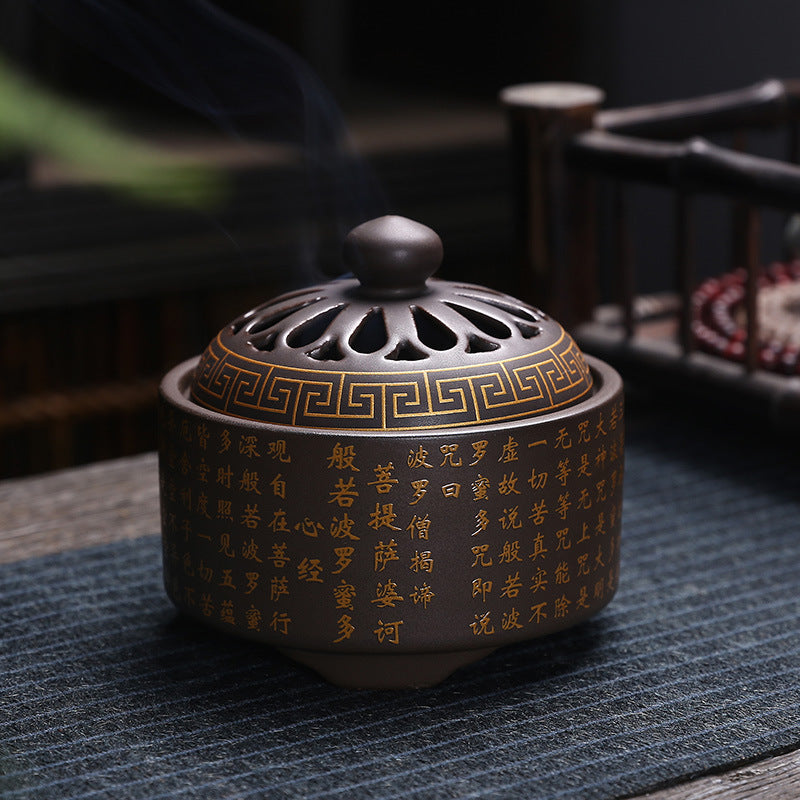 Antique Cloisonne Incense Burner Handicraft Ornament Creative Home Indoor Incense Enamel Color Burner