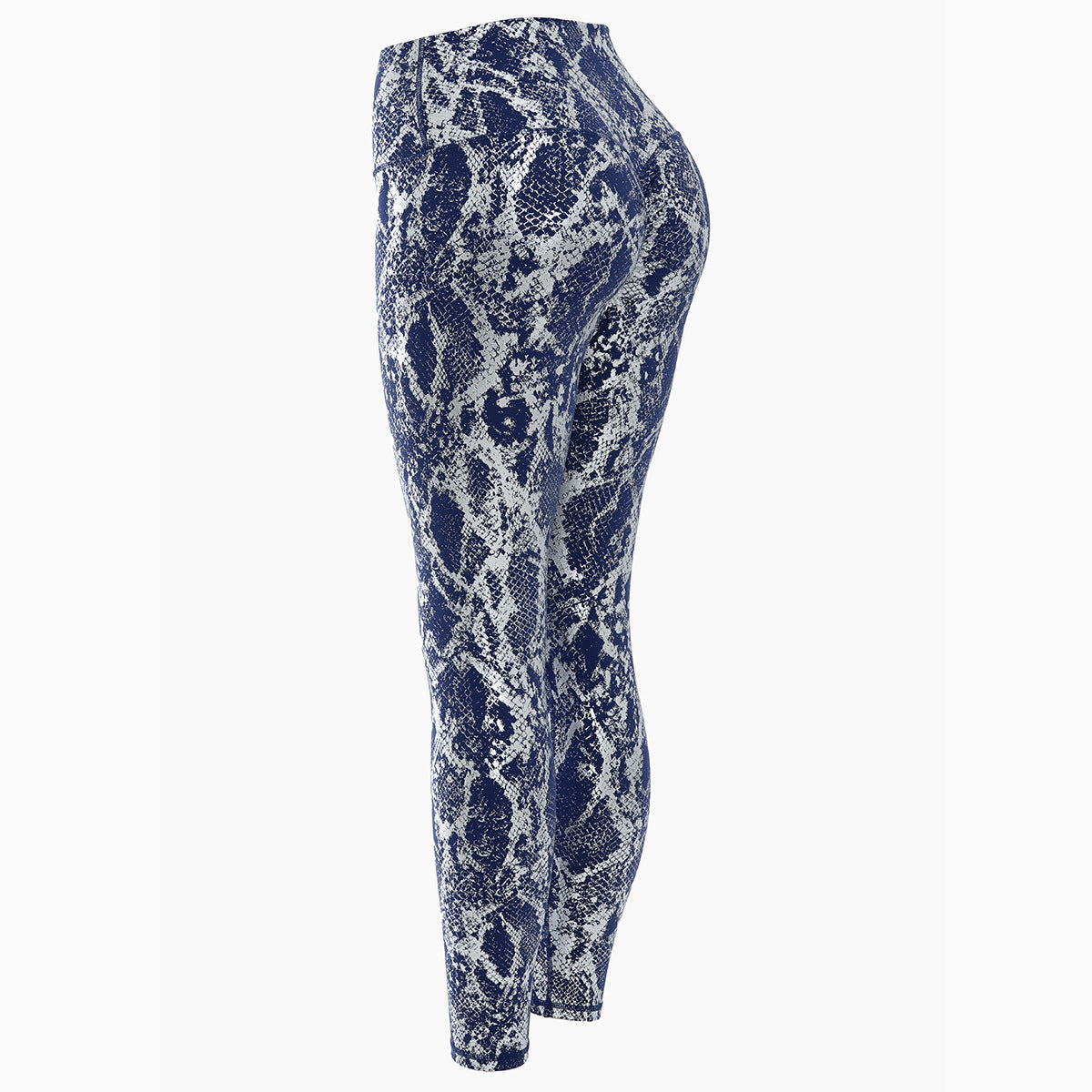 Tight Elastic Hot Stamping Yoga Pants with Patterned Peach Buttocks Fitness Pants, High Waisted Slimming Sports Pants
