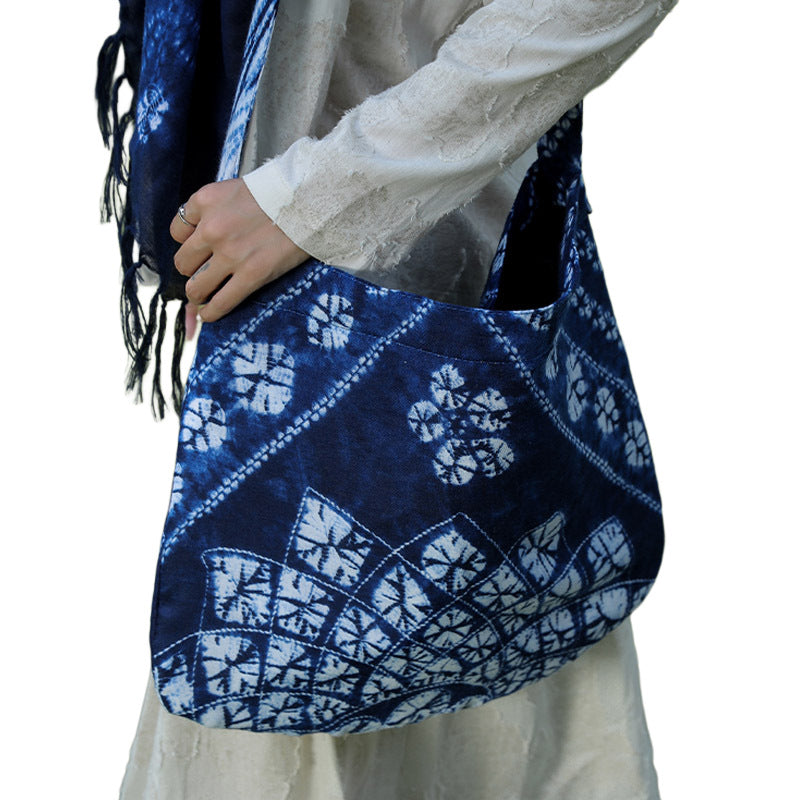 New Summer Tie Dyed Bag, Batik Dyed Ethnic Style Bag