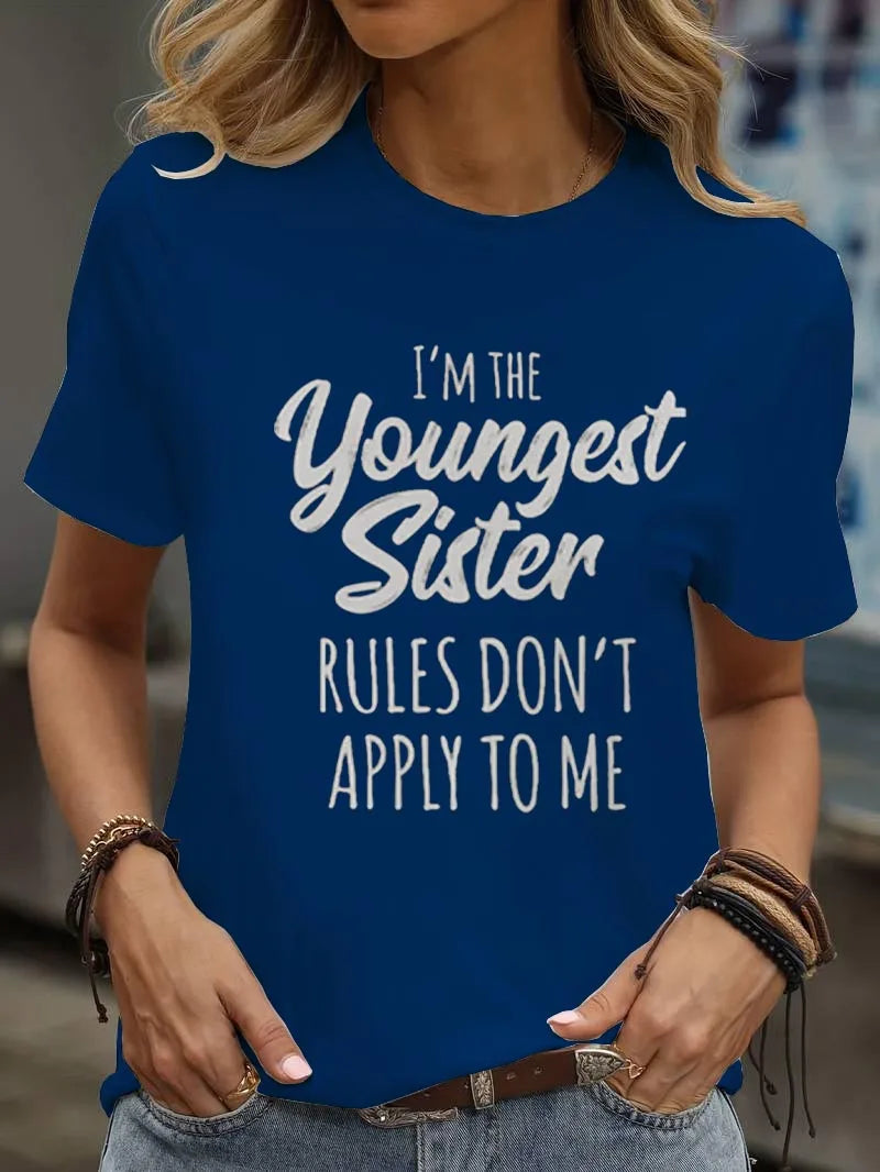 Print Tees Casual Street Tops Camisetas Woman Clothing Summer 2025 Short Sleeve Women's T-Shirt Ropa De Mujer Ofertas Chic Cheap