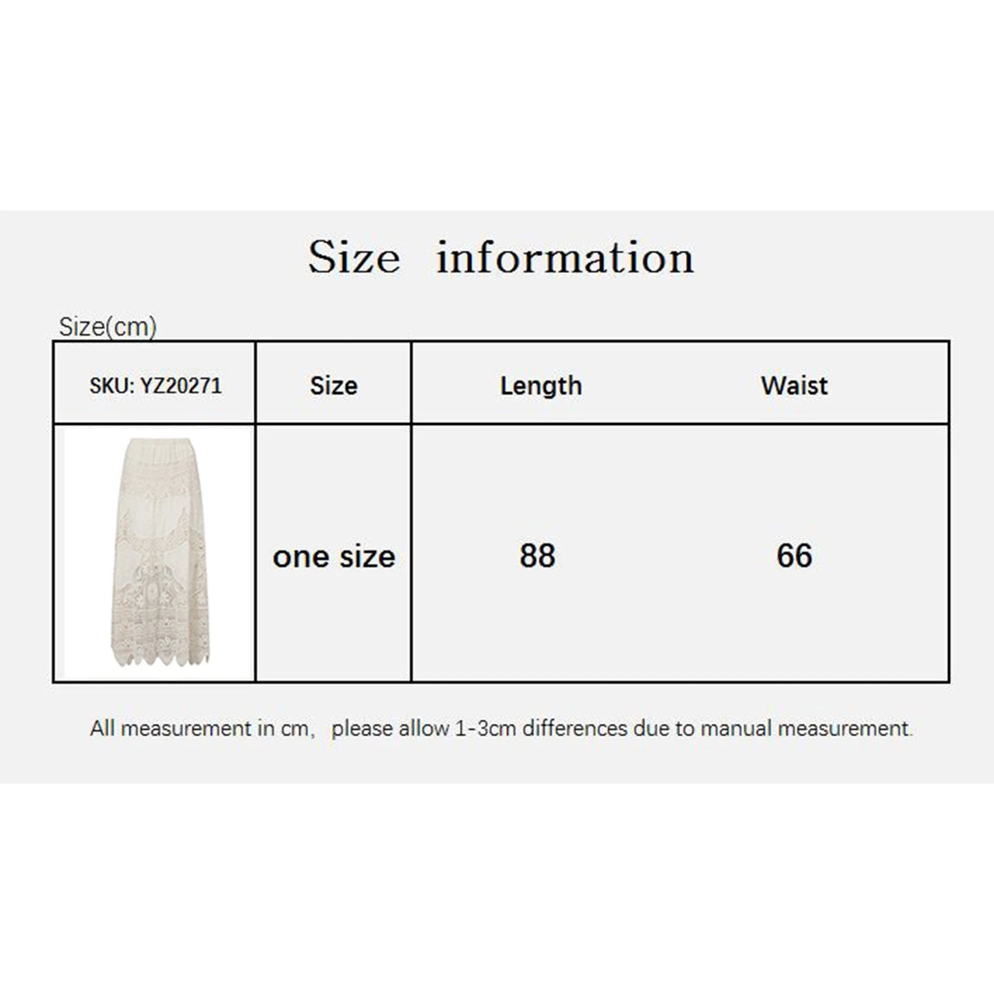 Yiiciovy Summer Lace Flower Beach Skirts Women A-line Maxi Skirt Long Crochet Boho Flowy Skirt for Beach Holiday Outfits