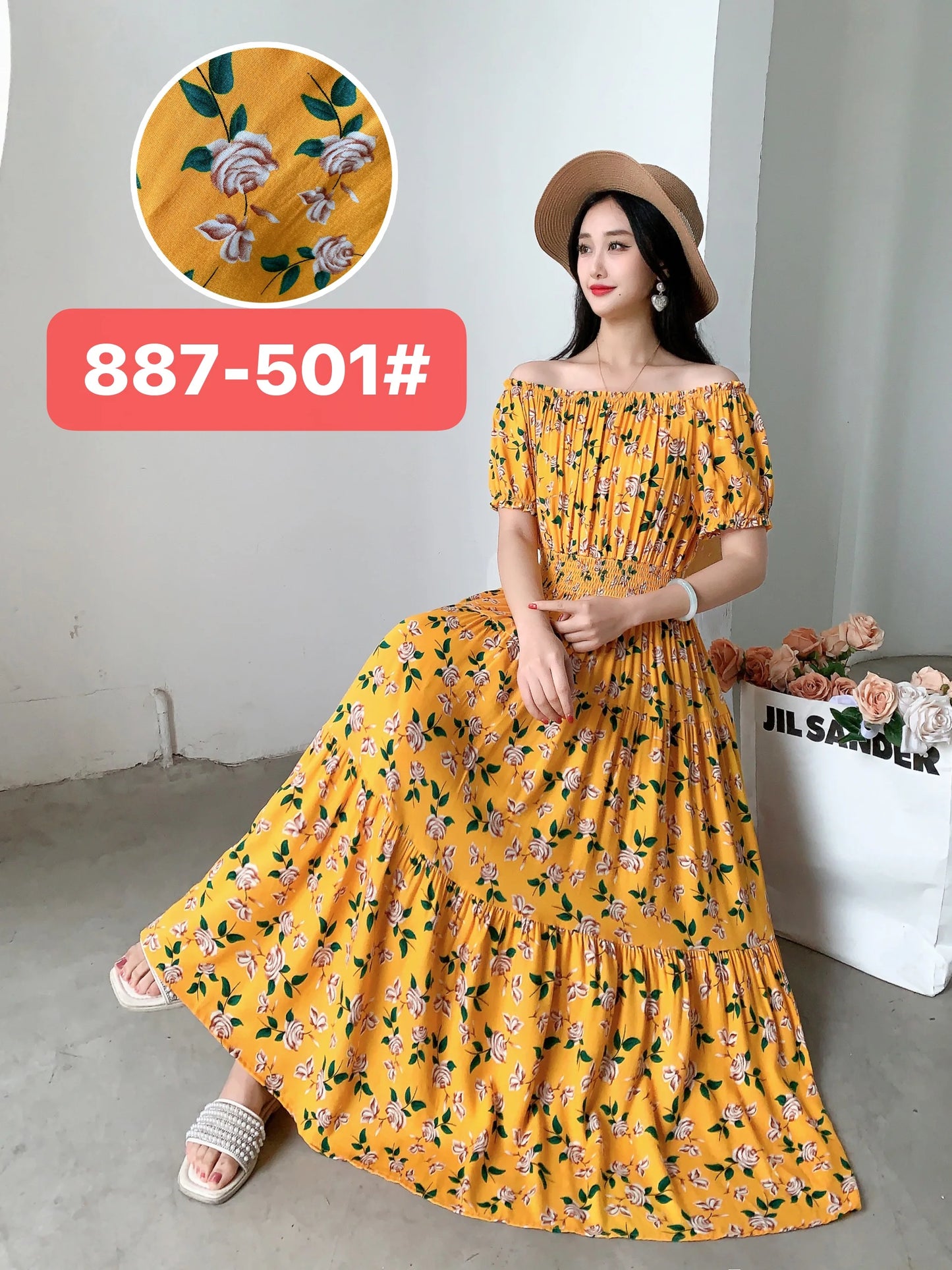 THHONE Vestidos Robe Maxi Long Dress Women Summer Indian Clothes Bohemian Cotton Linen Floral Short Sleeve Korean Style Casual
