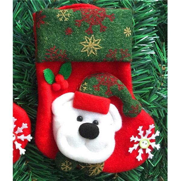 Christmas Decoration Socks Snowman Christmas Elderly Bear Deer For Christmas Tree