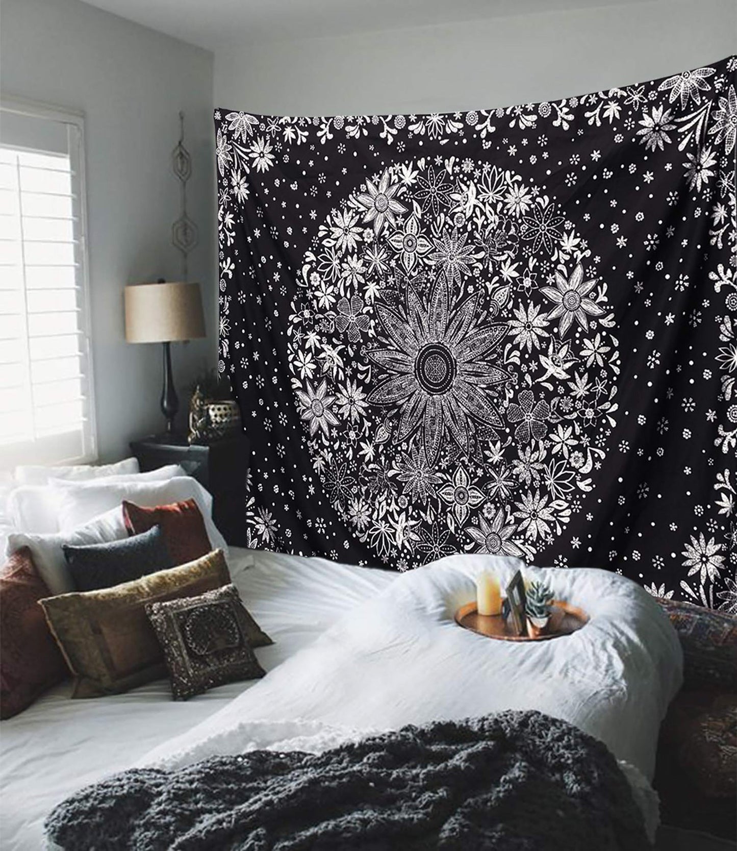 Ethnic Mandala Tapestry Wall Hanging Bohemian Living Room Wall Decoration Bohemian Decorative Tapestry
