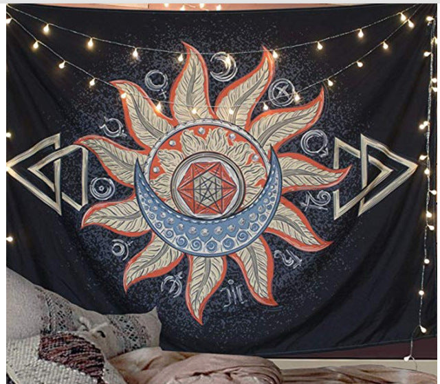Ethnic Mandala Tapestry Wall Hanging Bohemian Living Room Wall Decoration Bohemian Decorative Tapestry