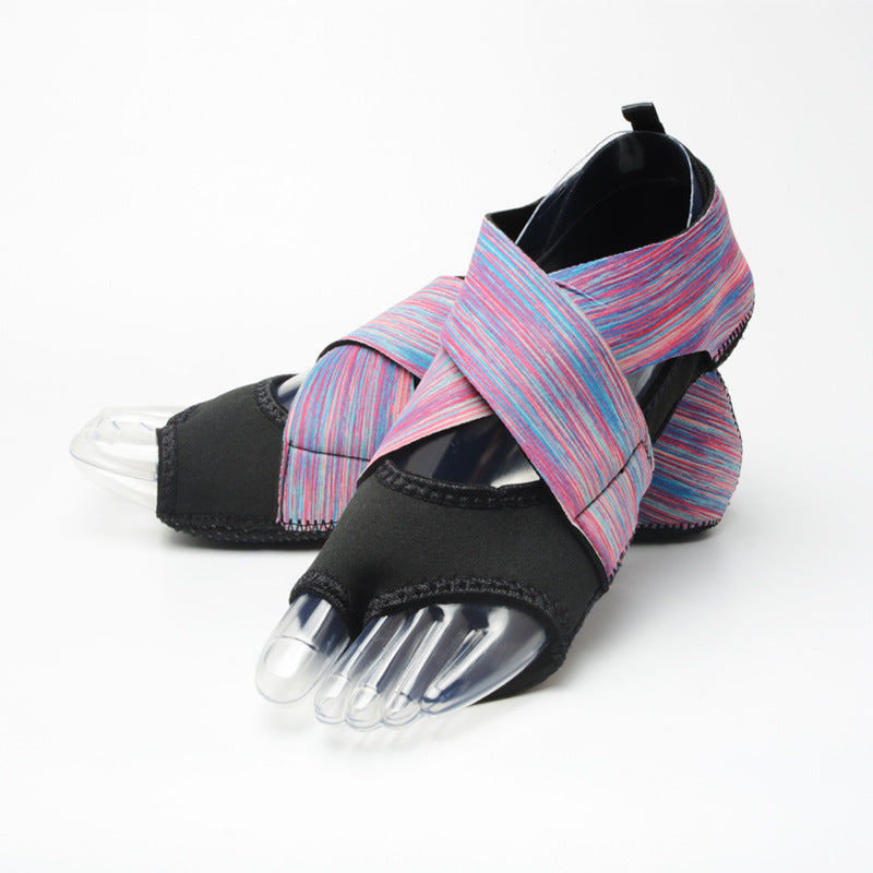 Professional training Gymnastics Dance anti slip glue point leakage toe elastic skin socks