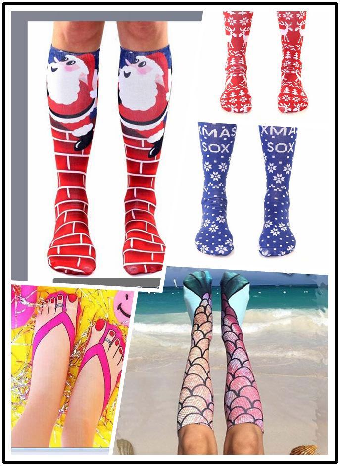 Printing stockings Mermaid socks