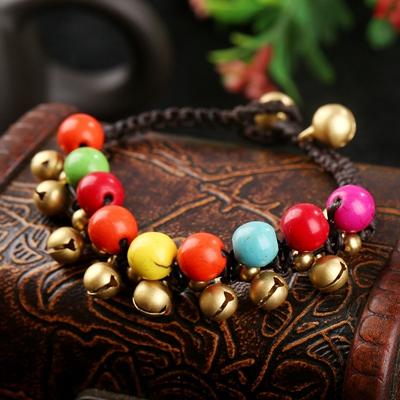 Ethnic Style Vintage Turquoise Bell Bracelet