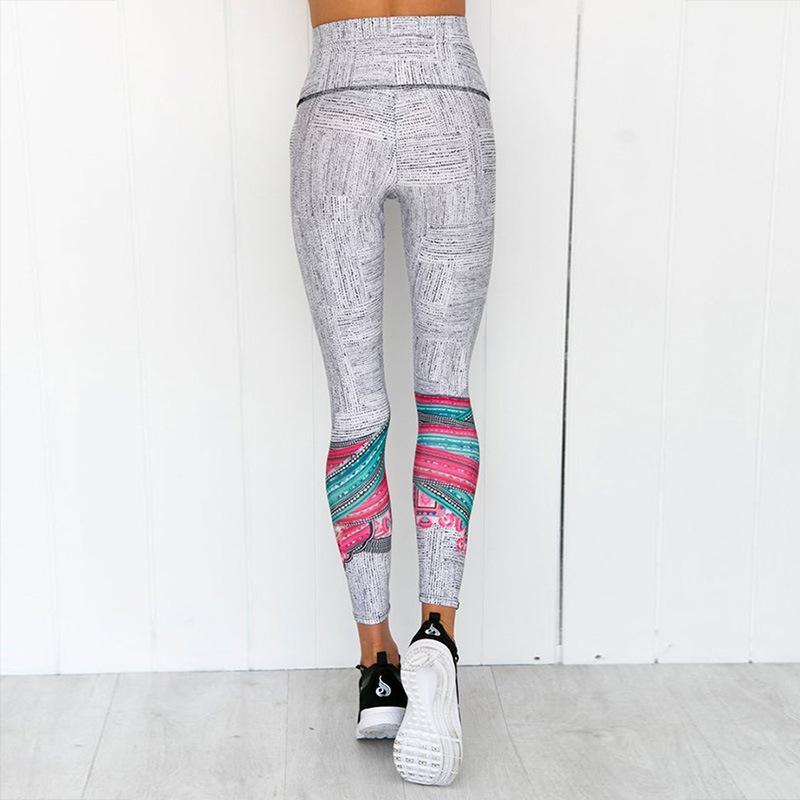 Printed Yoga Fitness Leggings Set