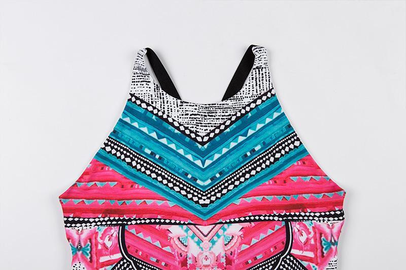 Printed Yoga Fitness Leggings Set