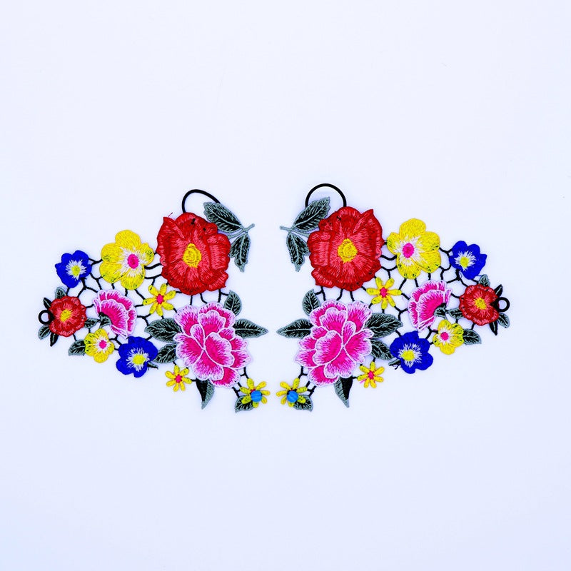 Ethnic Fabric Art Ethnic Style Hollow Lace Embroidery Gloves Wristband Bracelet