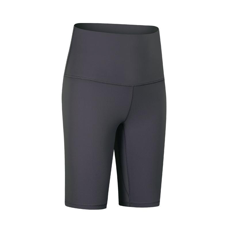 High waist hip yoga pants double-sided sanding elastic slim running pants women
