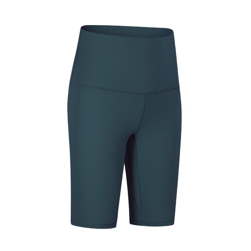 High waist hip yoga pants double-sided sanding elastic slim running pants women