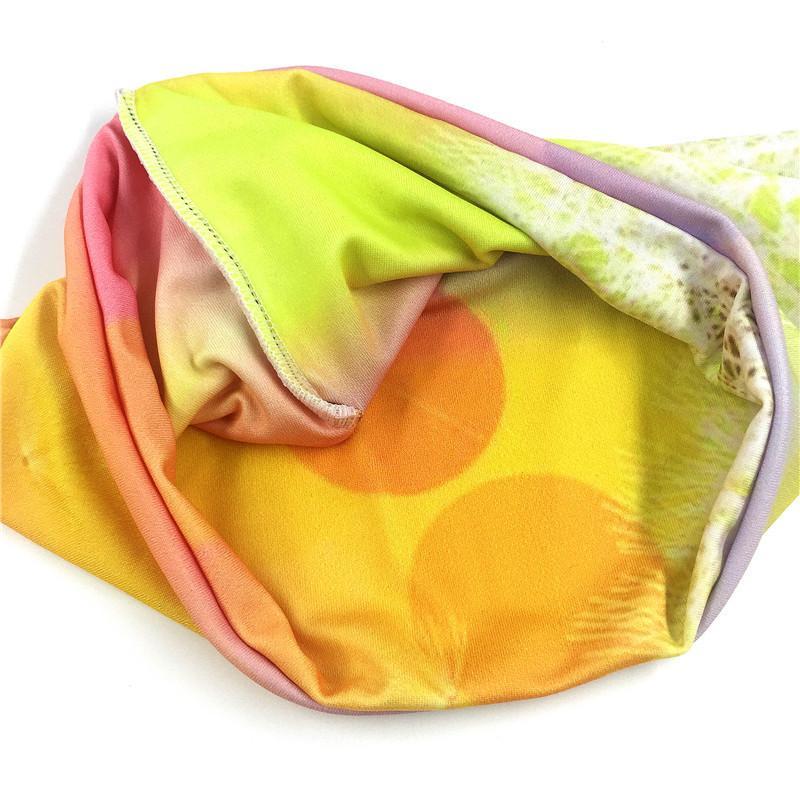 Boho Style Elastic Sports Dandelion Tie Dye Hair Band