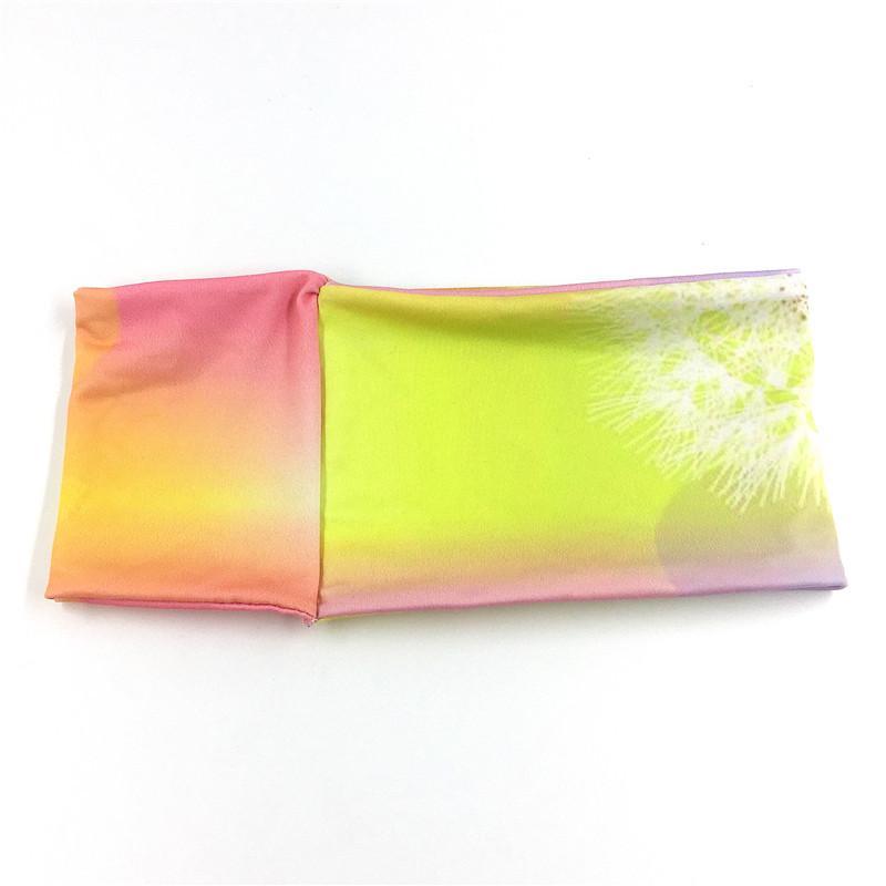 Boho Style Elastic Sports Dandelion Tie Dye Hair Band