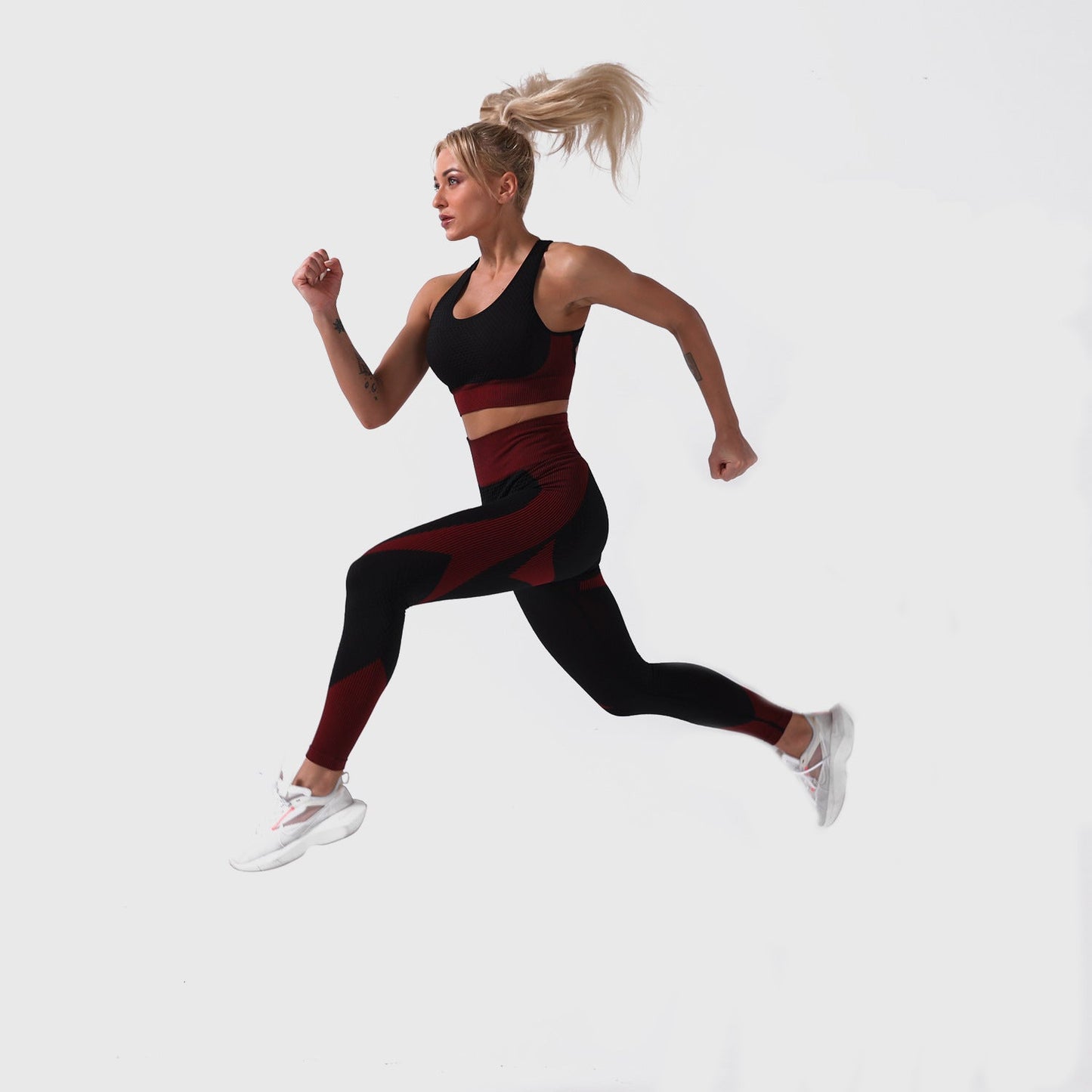 GYM Seamless Shark Seamless Sports Fitness Yoga Suit