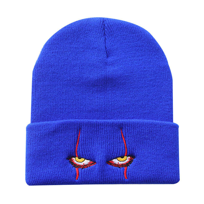 Pennywise scary eyes hat warm cover hip hop Hat Wool Hat