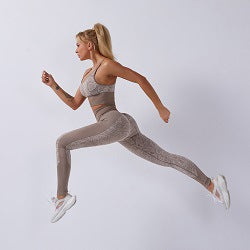 GYM Seamless Shark Seamless Sports Fitness Yoga Suit