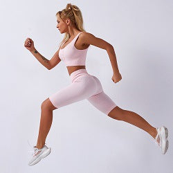 GYM Seamless Shark Seamless Sports Fitness Yoga Suit