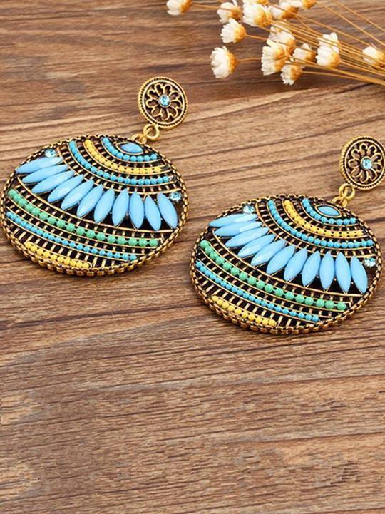 4 Colors Bohemia Hollow Earrings For Women