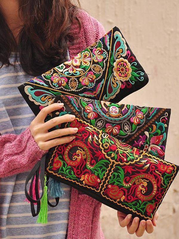 Ethnic Style Retro Embroidered Bag