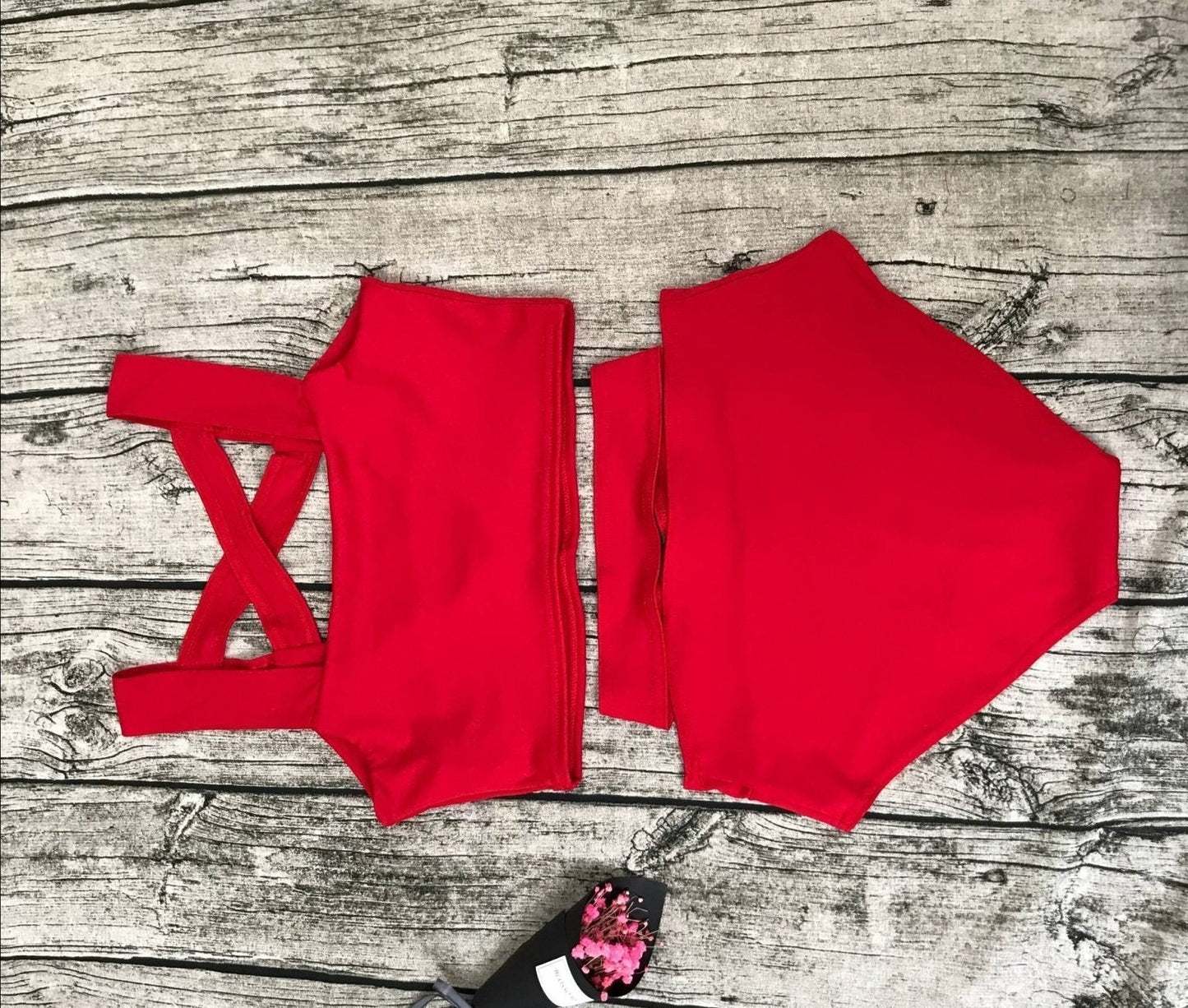 11 colors Solid Color Bikini Swimsuit in 5 size