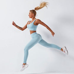 GYM Seamless Shark Seamless Sports Fitness Yoga Suit