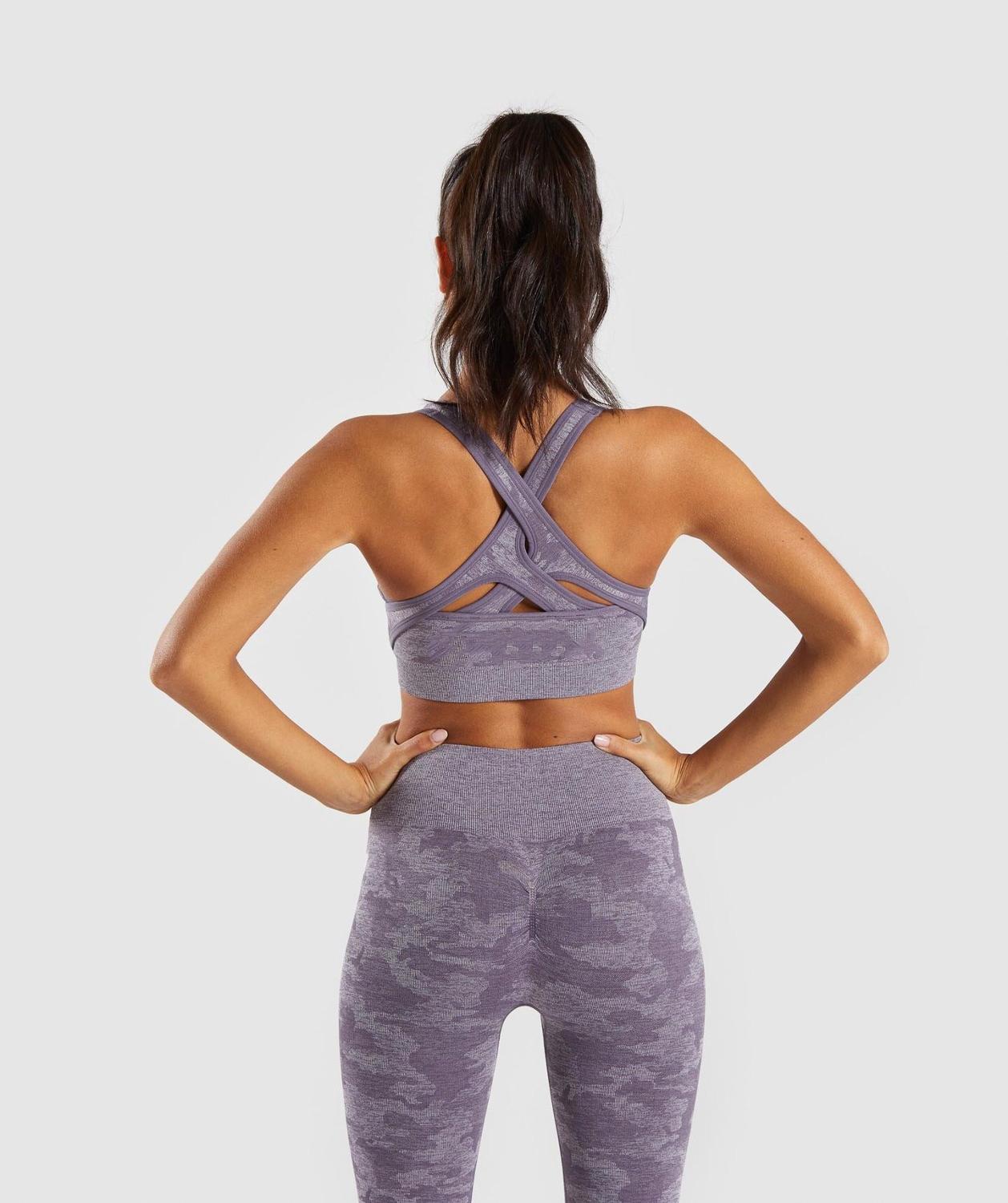 Running Gym Camouflage Outwork Sexy Seamless Sport Bra New Summer Fashion High Stretch Women Quick Dry Padded Top Fitness