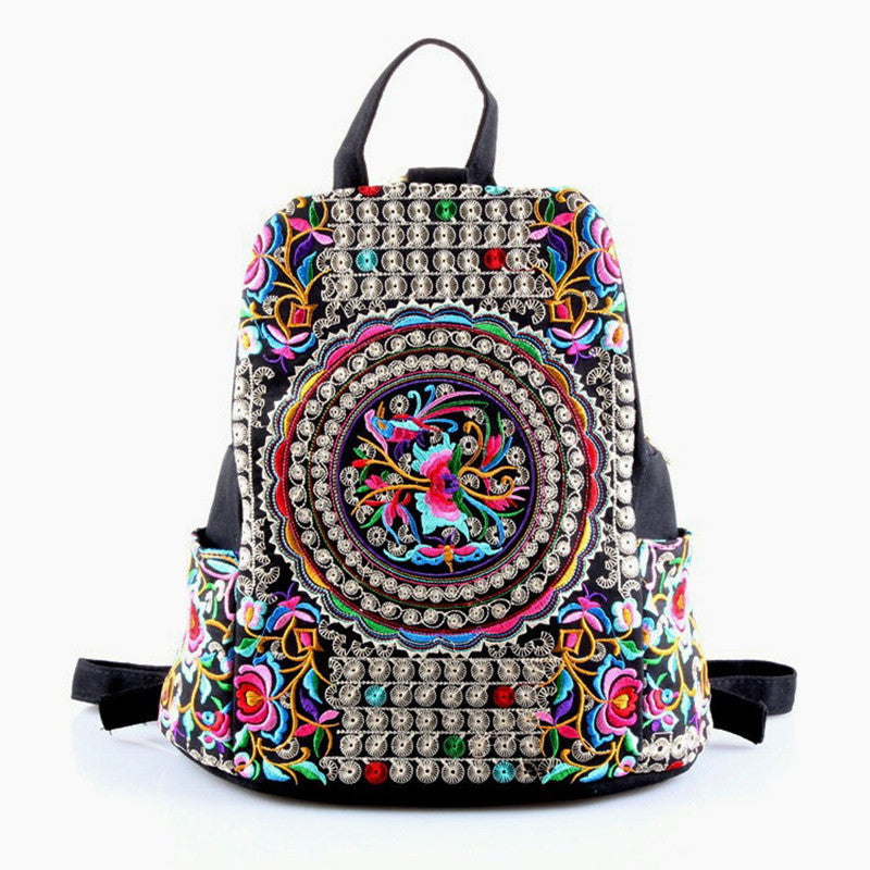 Tibet folk style backpack fashion embroidery backpack handbag