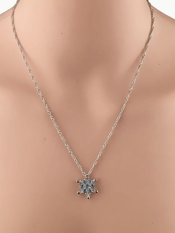 Christmas Snowflake Sliver-gilt Necklace Accessories
