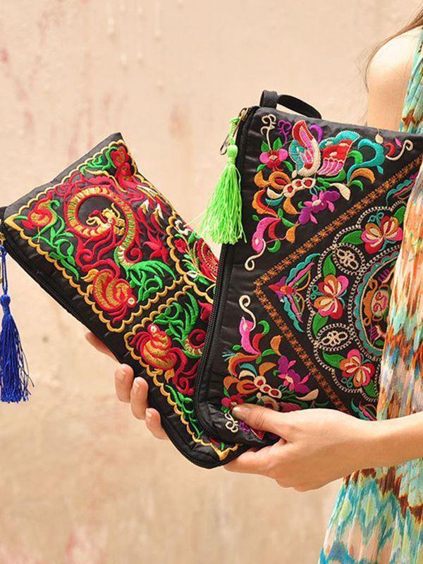 Ethnic Style Retro Embroidered Bag
