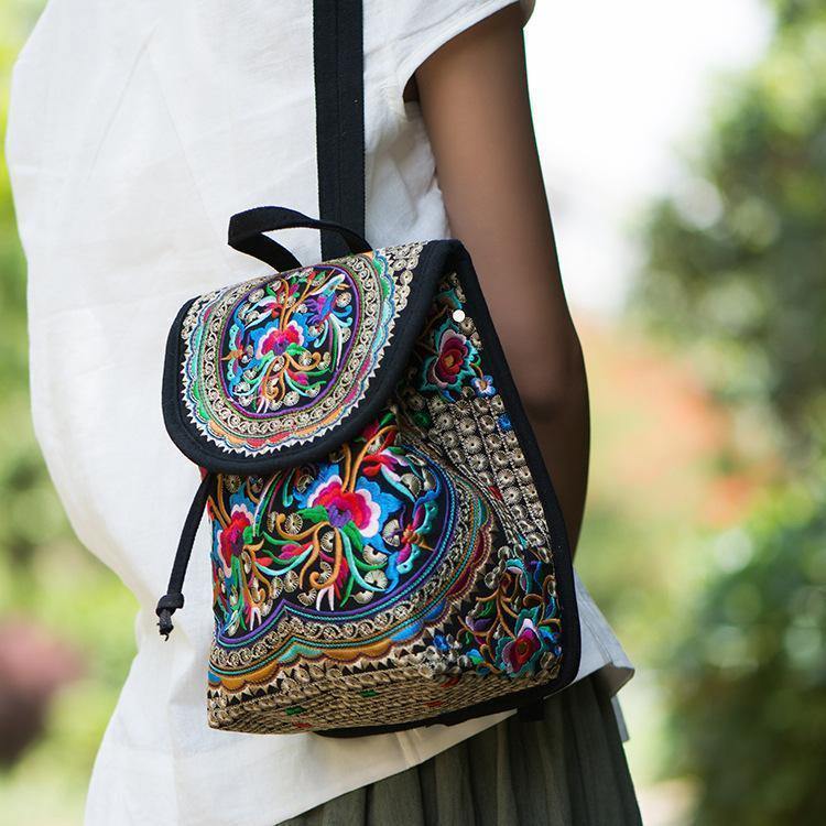 National Exquisite Embroidered Mini Shoulder Bag - hiblings