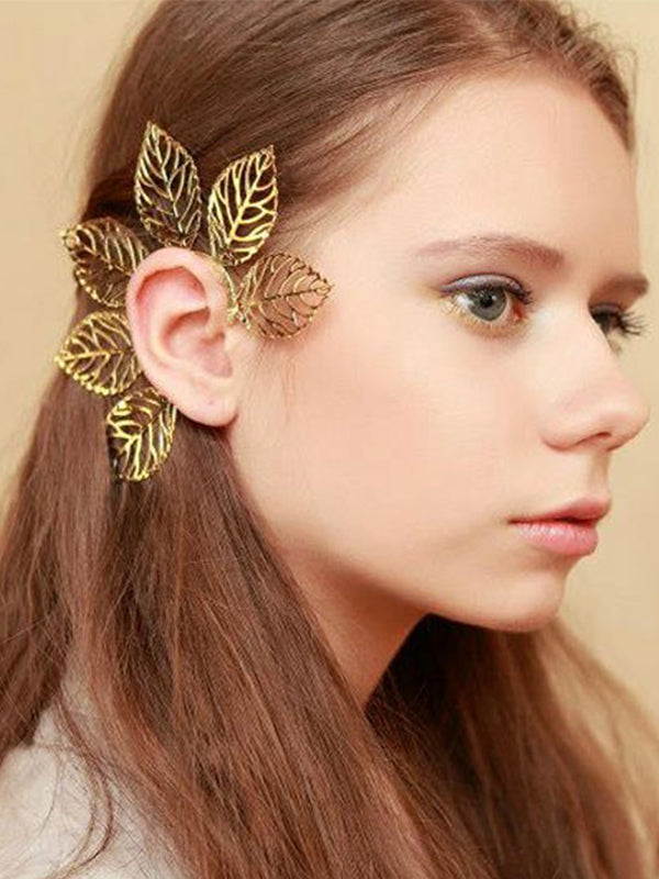 Retro One Piece Big Leaves Ear Cuff Earring