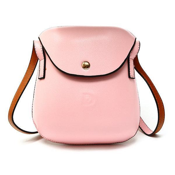 Women PU Leather Mini Crossbody bag Bucket Bag Phone Bag