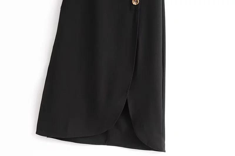 2018 SPAGHETTI STRAPS BUTTON SEXY LONG DRESS