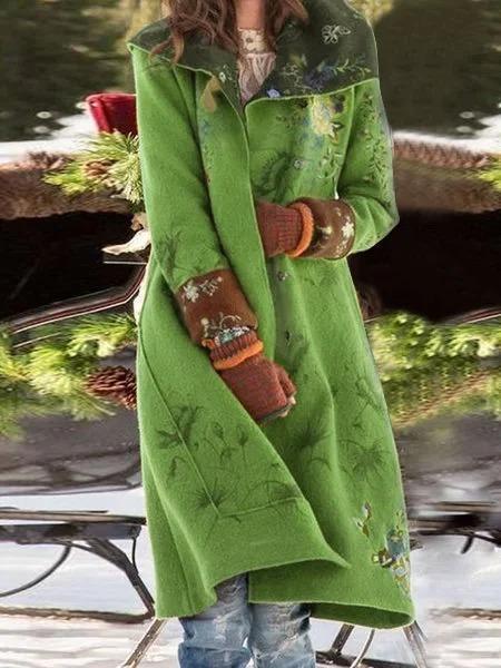 Floral Long Sleeve Outerwear