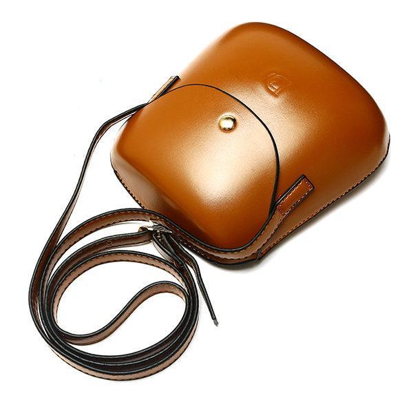 Women PU Leather Mini Crossbody bag Bucket Bag Phone Bag