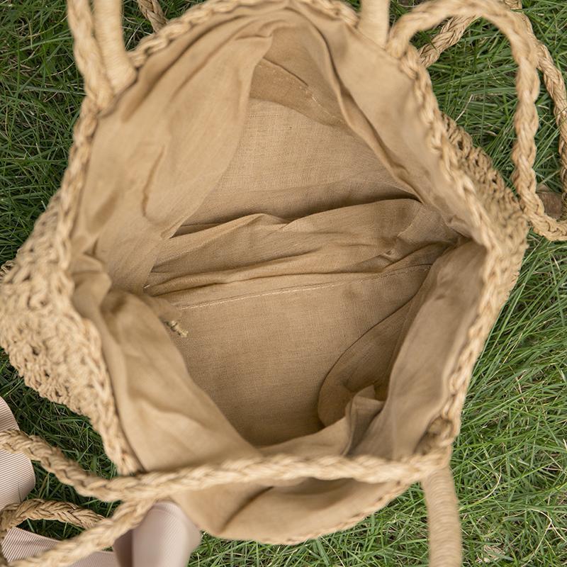Women Casual Straw Vintage Handbag