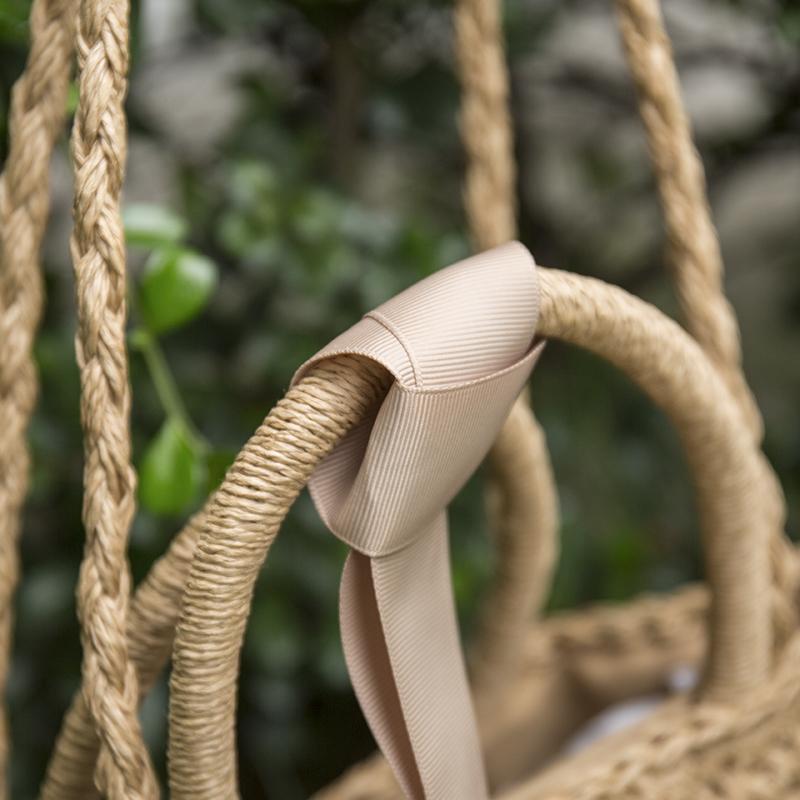 Women Casual Straw Vintage Handbag