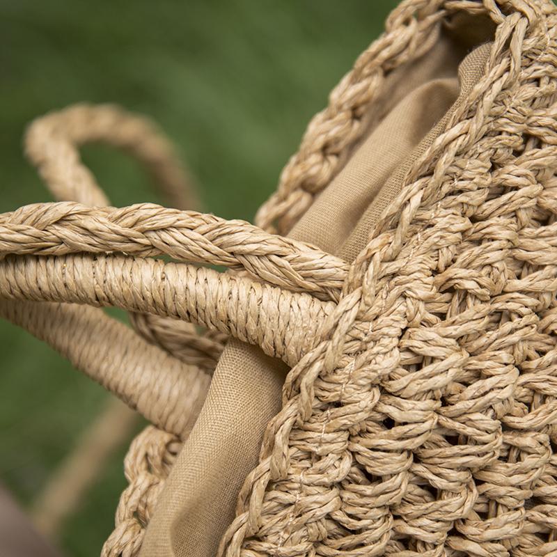 Women Casual Straw Vintage Handbag