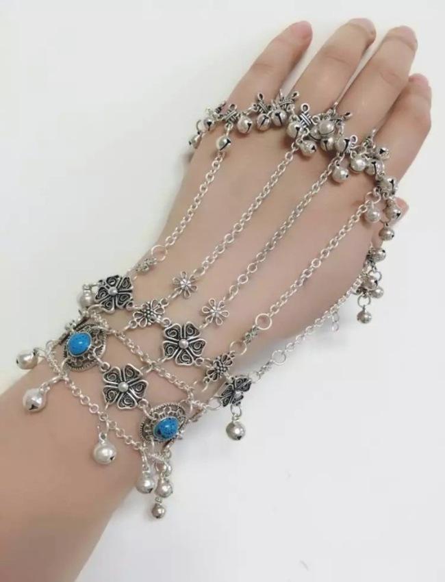 Bohemia retro ring bell bracelet