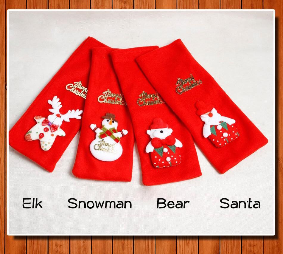 Wine Bottle Cover Bag Decoration Home Party Santa Claus Christmas Party Dinner Decoration Party Natale