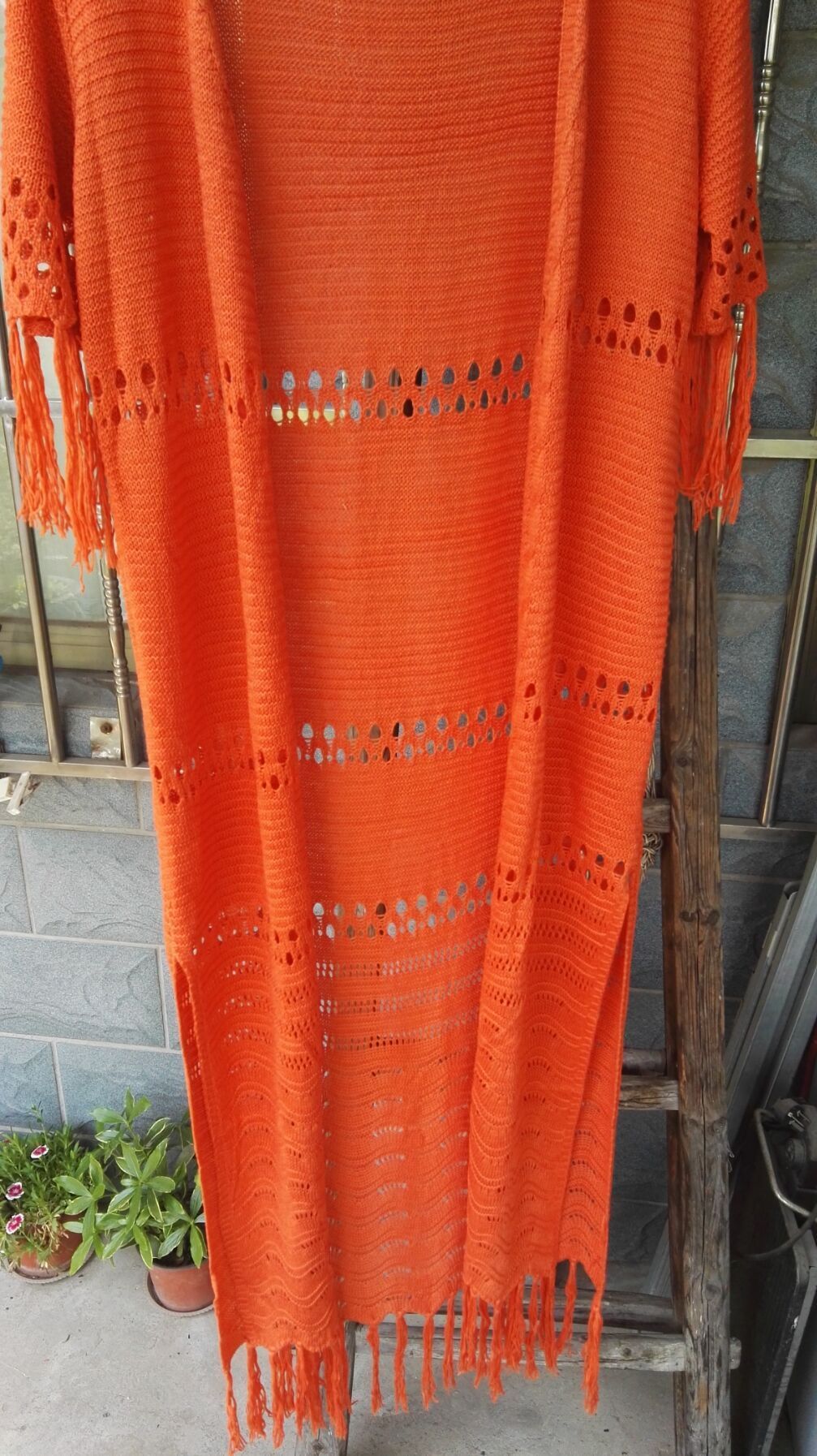 Bohemian Beach Holiday Knitting Hollow Cover-Up