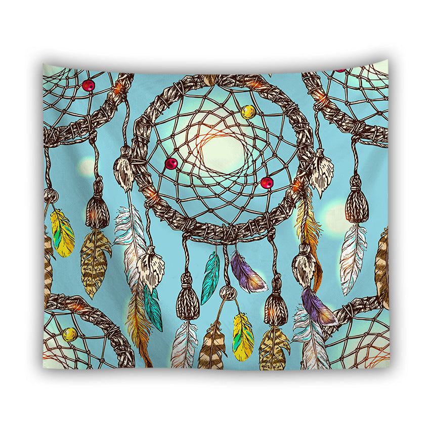 Dream Catcher Series Background Wall Custom Hanging Cloth and Small Fresh Tapestry Decorative Painting.