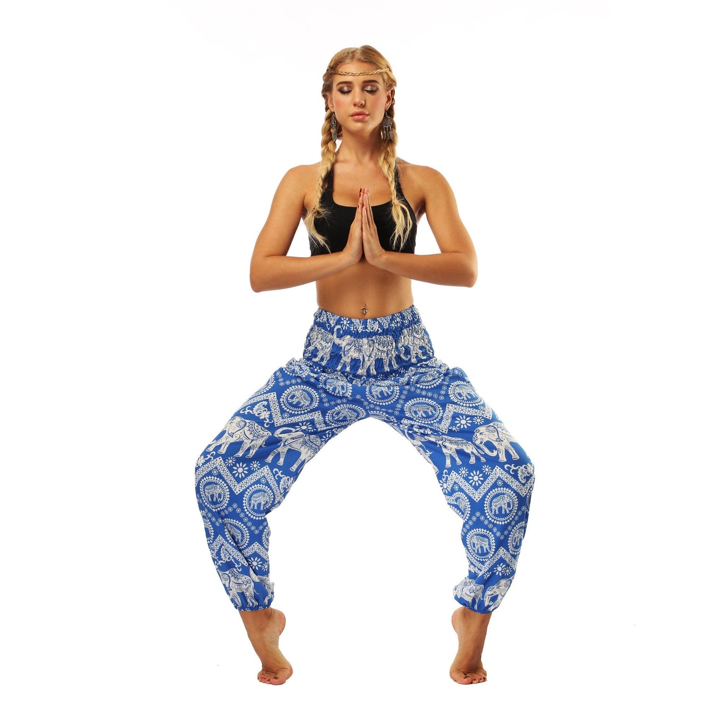 Digital Printing Yoga Pants Loose Women's Sports Lantern Pants Belly Dance Casual Yoga Pants 1