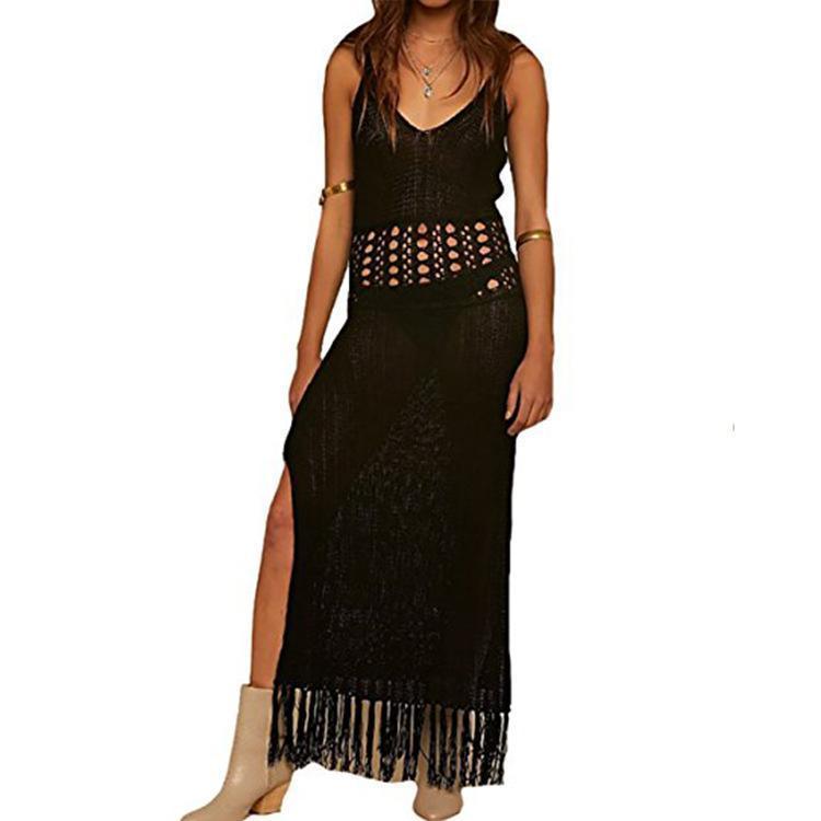 Sleeveless Tassel New Swimwear Beach Bikini Cover Up