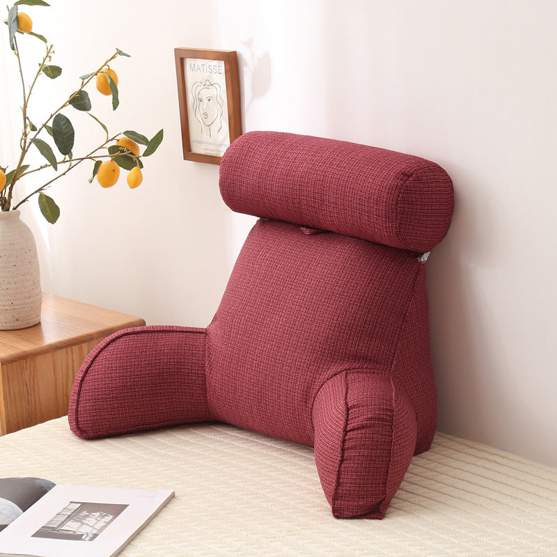 All Season With Round Pillow For Home Office Sofa Bedside Waist Back Support Cushions Backrest Backs Rest Pain Relief Pillows
